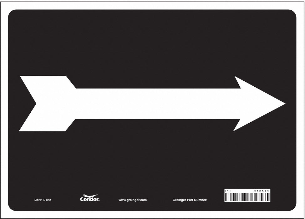 Safety Sign 10 in x 14 in Vinyl