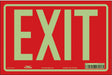 Safety Sign 8 in x 12 in Glow Vinyl