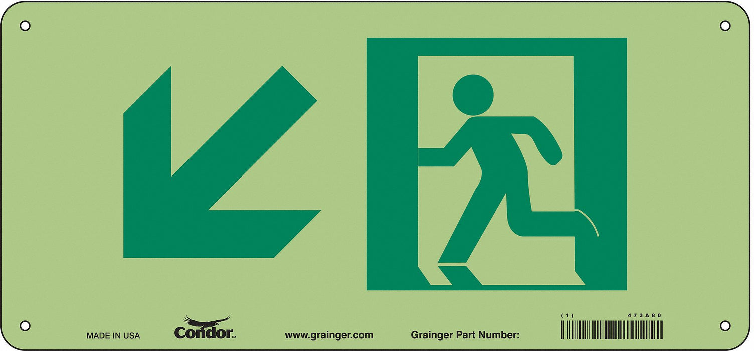 Safety Sign 7 in x 15 in Aluminum