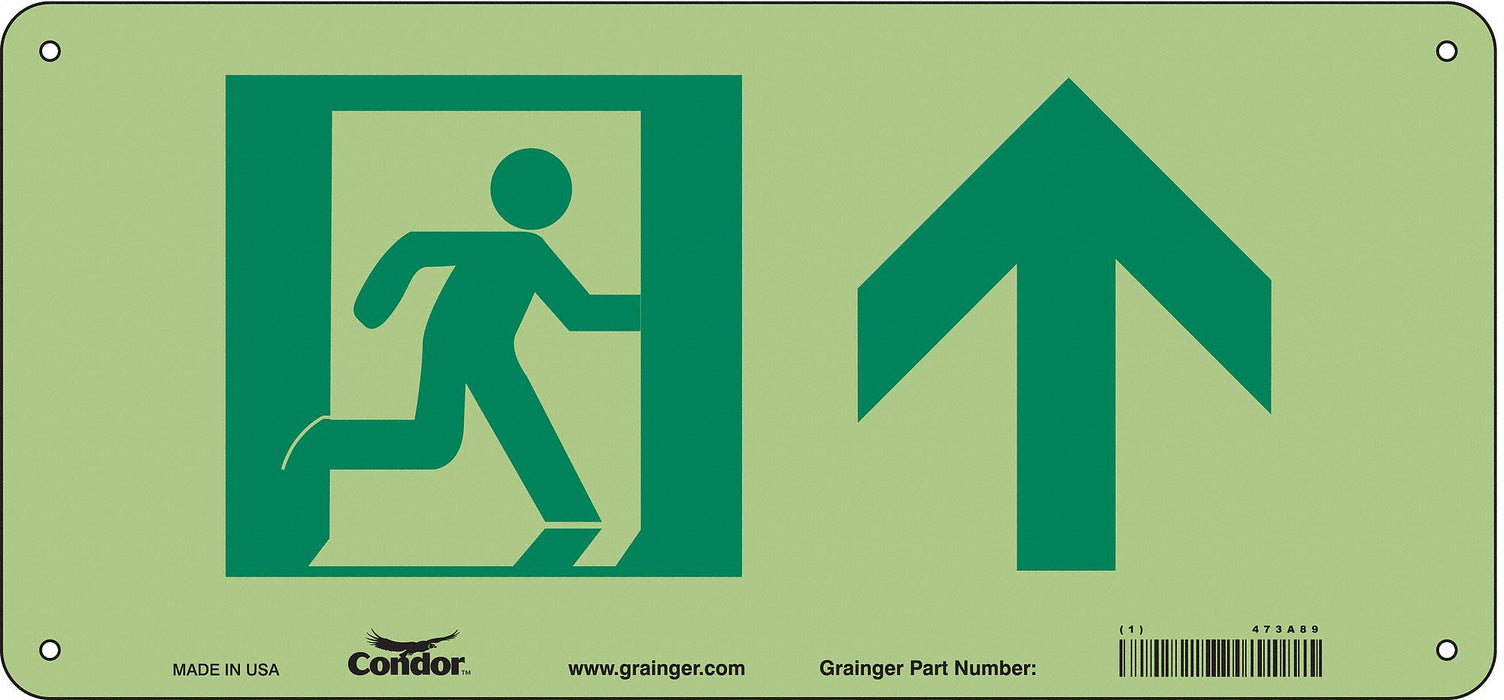 Safety Sign 7 in x 15 in Aluminum