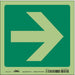 Safety Sign 6 in x 6 in Glow Vinyl