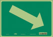 Safety Sign 10 in x 14 in Glow Vinyl