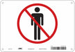 Safety Sign 7 in x 10 in Polyethylene
