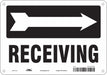 Safety Sign 7 inx10 in Polyethylene