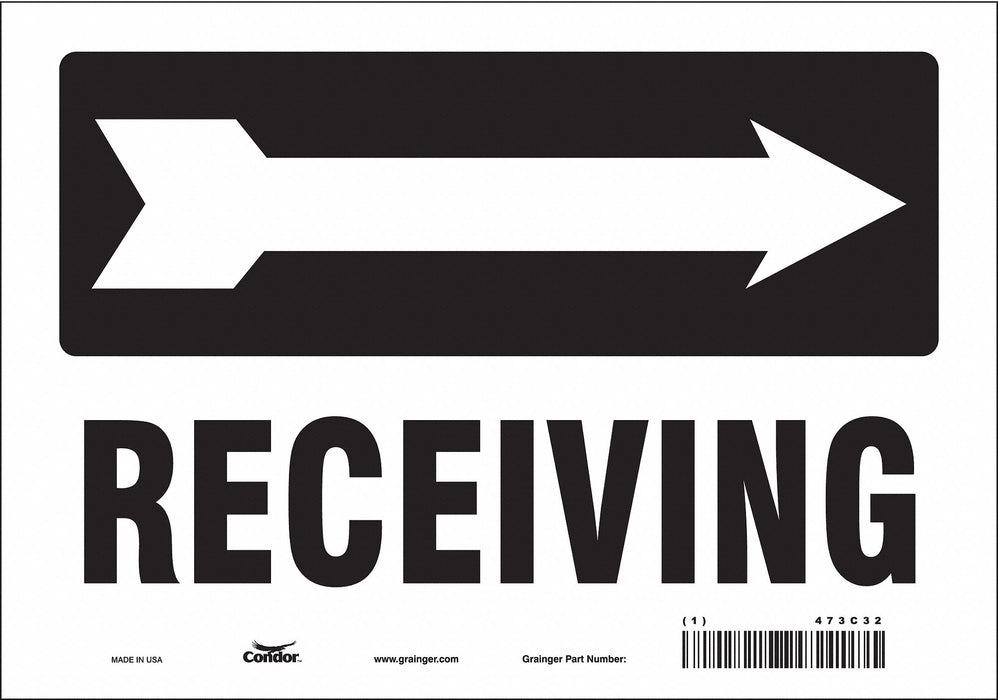 Safety Sign 7 in x 10 in Vinyl