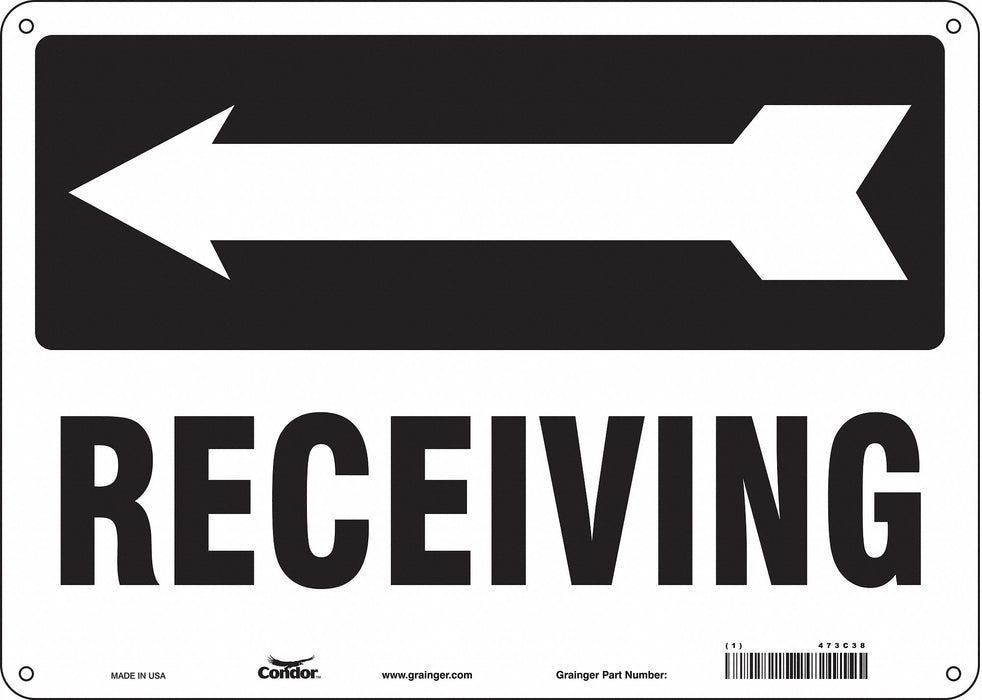 Safety Sign 10 inx14 in Aluminum