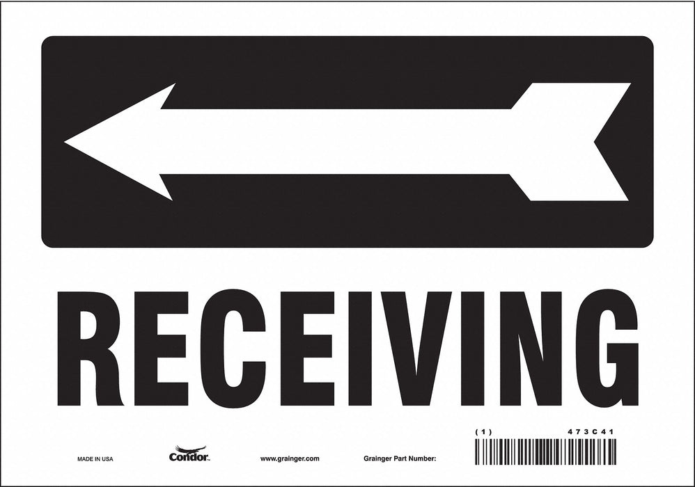 Safety Sign 7 in x 10 in Vinyl