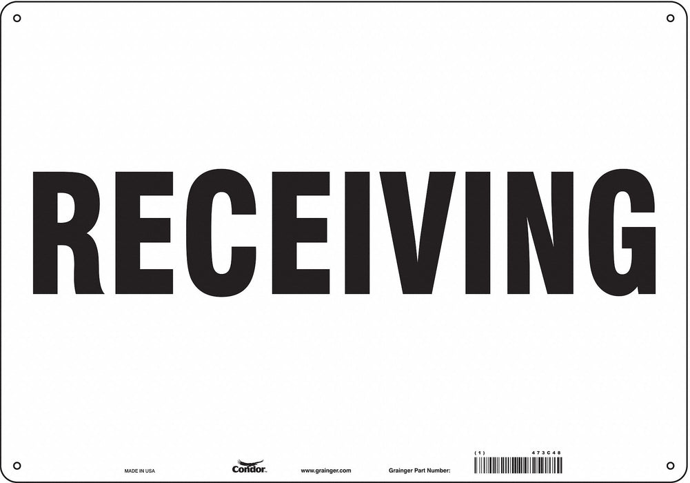 Safety Sign 14 inx20 in Aluminum