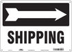 Safety Sign 10 inx14 in Aluminum