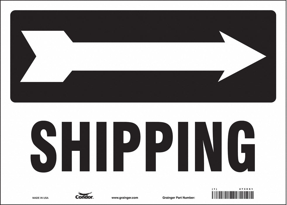 Safety Sign 10 inx14 in Vinyl