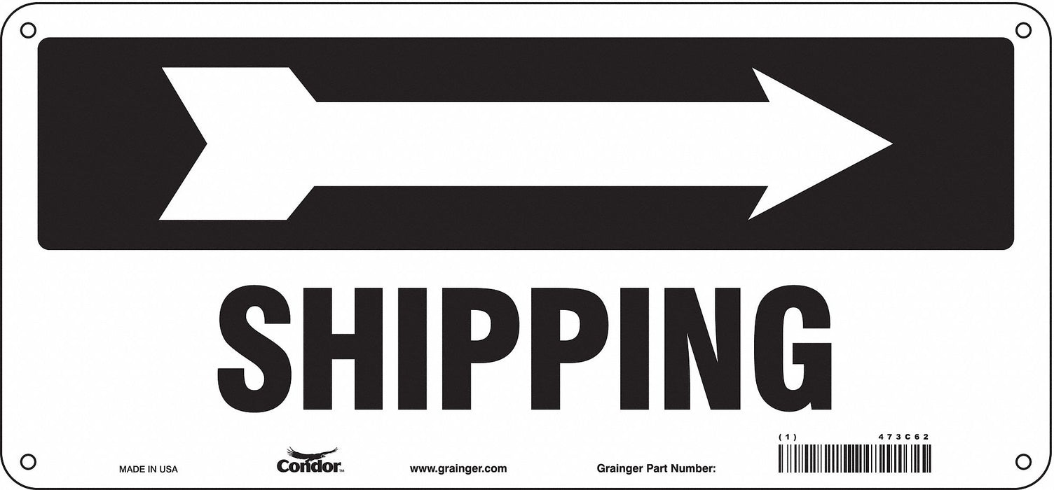 Safety Sign 6.5in x 14in Aluminum
