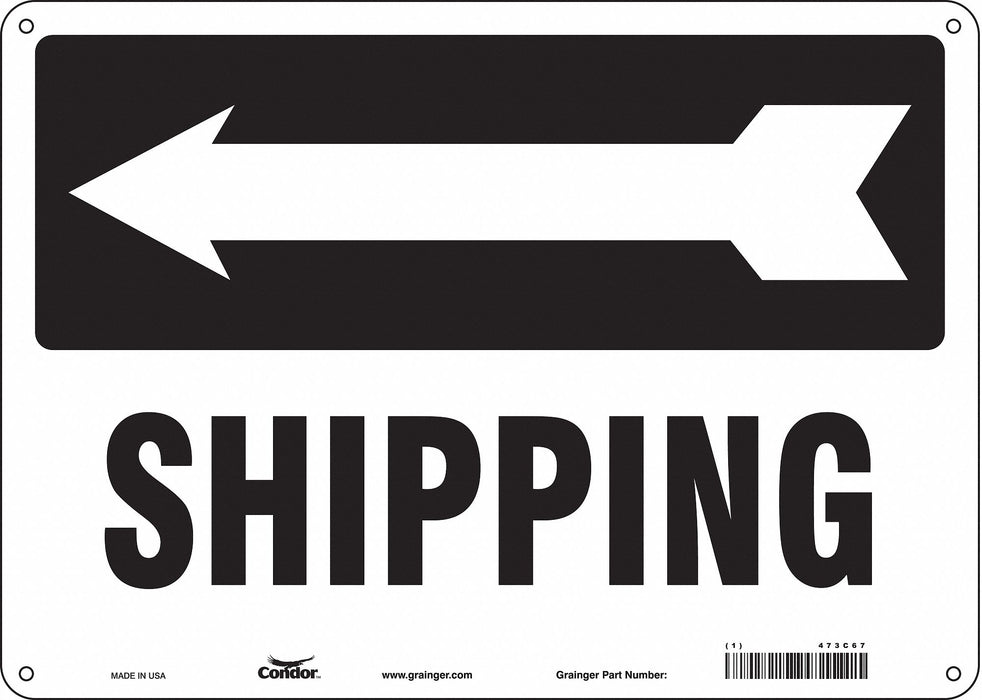 Safety Sign 10 inx14 in Aluminum