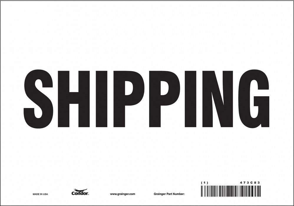 Safety Sign 7 in x 10 in Vinyl