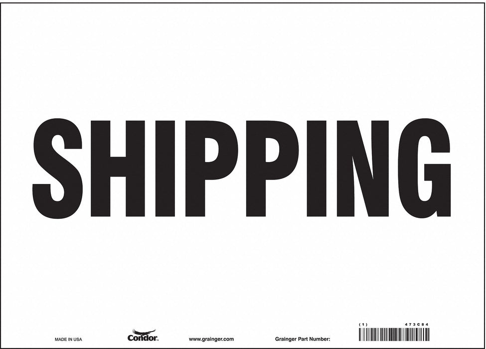 Safety Sign 10 in x 14 in Vinyl