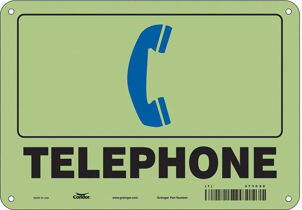 Safety Sign 7 in x 10 in Polyethylene
