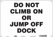 Safety Sign 10 inx14 in Aluminum