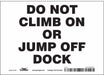 Safety Sign 5 inx7 in Vinyl