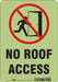 Safety Sign 10 in x 7 in Polyethylene