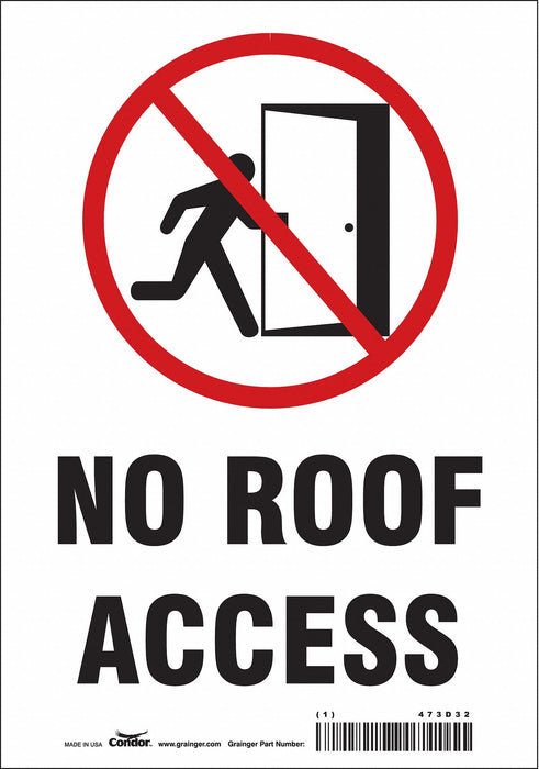 Safety Sign 10 in x 7 in Vinyl