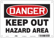 Safety Sign 7 in x 10 in Aluminum