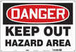 Safety Sign 14 inx20 in Aluminum