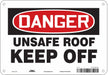 Safety Sign 7 in x 10 in Aluminum