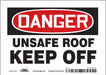 Safety Sign 5 in x 7 in Vinyl