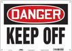 Safety Sign 10 in x 14 in Aluminum