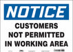Safety Sign 10 in x 14 in Vinyl