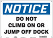 Safety Sign 10 inx14 in Aluminum