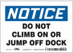 Safety Sign 5 inx7 in Vinyl