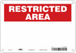 Safety Sign 7 in x 10 in Aluminum