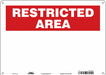 Safety Sign 10 in x 14 in Aluminum