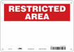 Safety Sign 7 in x 10 in Polyethylene