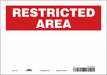 Safety Sign 7 in x 10 in Vinyl