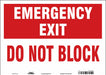 Safety Sign 10 in x 14 in Vinyl