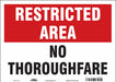 Safety Sign 10 in x 14 in Vinyl