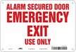 Safety Sign 7 in x 10 in Aluminum