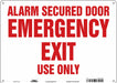Safety Sign 10 in x 14 in Aluminum