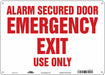 Safety Sign 10 in x 14 in Polyethylene