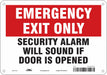 Safety Sign 7 in x 10 in Aluminum