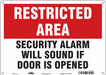 Safety Sign 10 in x 14 in Aluminum