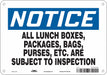Safety Sign 7 in x 10 in Aluminum