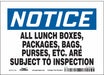 Safety Sign 5 in x 7 in Vinyl