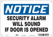 Safety Sign 7 in x 10 in Polyethylene