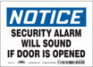 Safety Sign 5 in x 7 in Vinyl