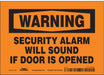Safety Sign 5 in x 7 in Vinyl