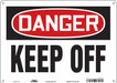 Safety Sign 10 in x 14 in Aluminum