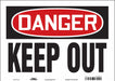 Safety Sign 10 in x 14 in Vinyl