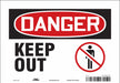 Safety Sign 7 in x 10 in Vinyl